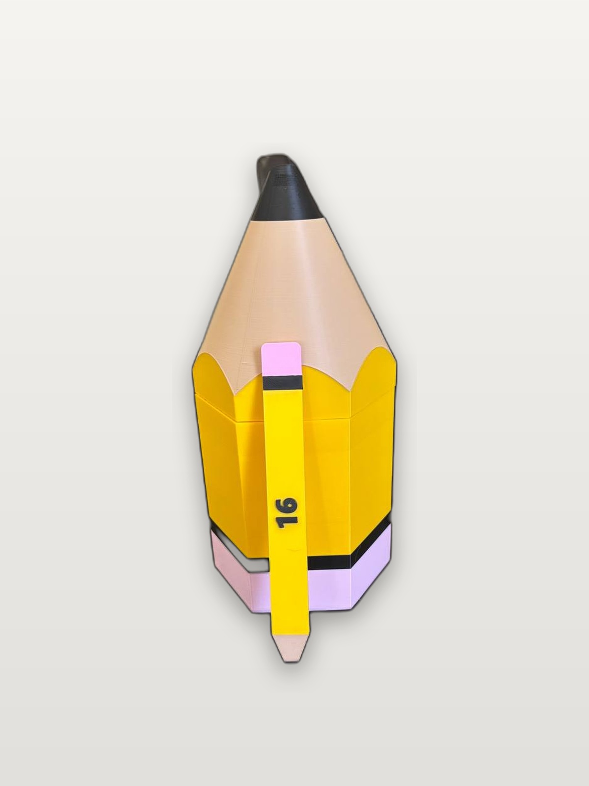 Teacher Pencil Randomizer Set standing with a numbered pencil on a neutral studio background